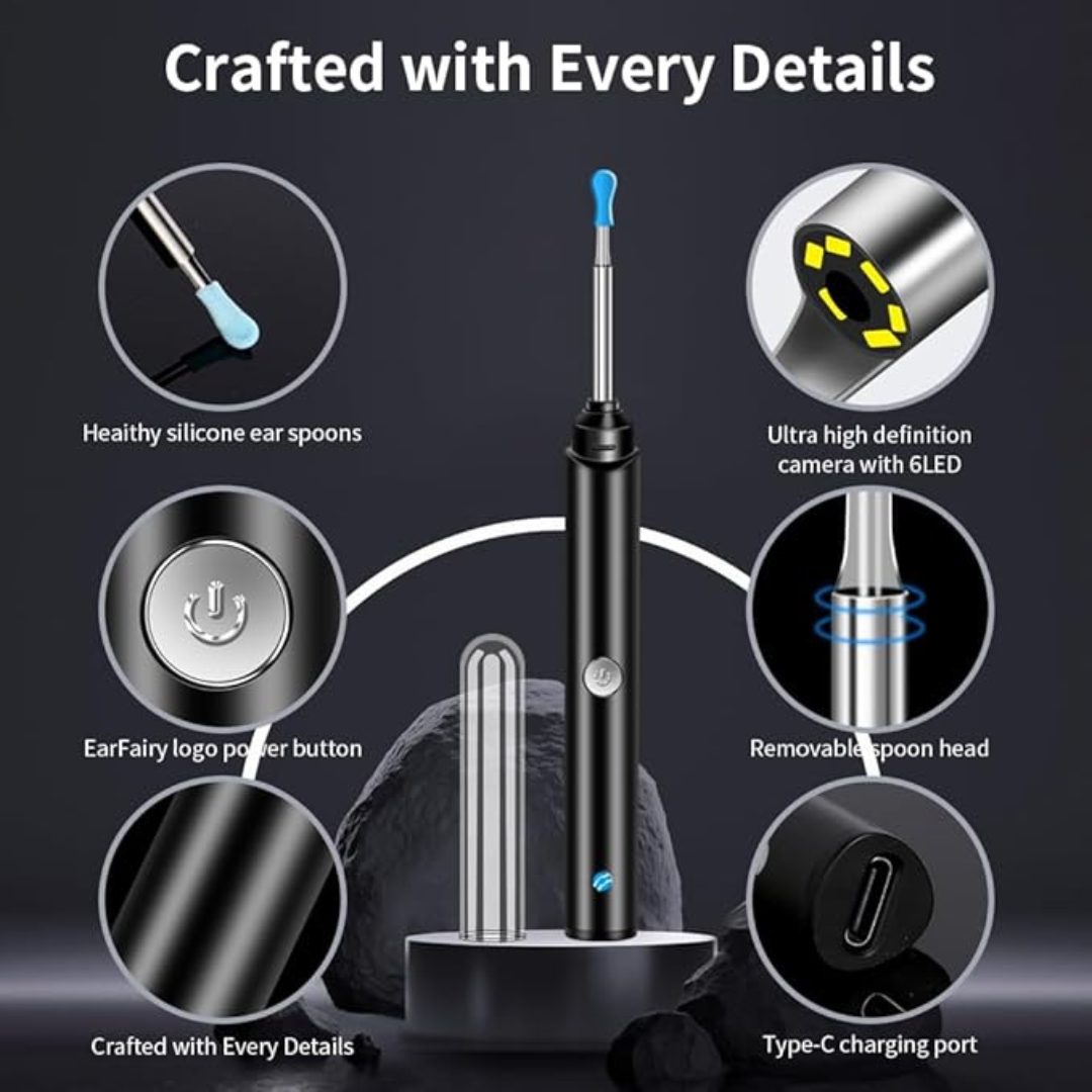 Limpiador de Oídos con Cámara