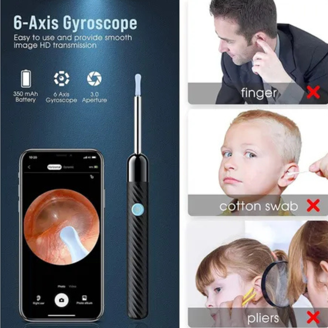 Limpiador de Oídos con Cámara